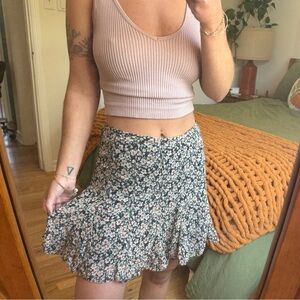 Dress forum flowy floral mini skirt